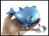 LAST CHANCE - LIMITED STOCK - Jumbo Fish With Bulging Eyes Water Bead Filled Squeeze Stress Ball  -  Sensory, Stress, Fidget Toy