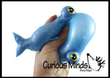 LAST CHANCE - LIMITED STOCK - Jumbo Fish With Bulging Eyes Water Bead Filled Squeeze Stress Ball  -  Sensory, Stress, Fidget Toy