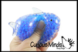 CLEARANCE - SALE - Shark Water Bead Filled Squeeze Stress Ball  -  Sensory, Stress, Fidget Toy