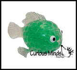 Fish Water Bead Filled Squeeze Stress Ball  -  Sensory, Stress, Fidget Toy