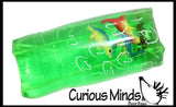 Dinosaur Water Filled Tube Snake Stress Toy - Squishy Wiggler Sensory Fidget Ball