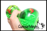 Dinosaur Water Filled Tube Snake Stress Toy - Squishy Wiggler Sensory Fidget Ball