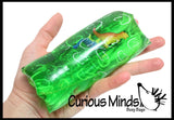 Dinosaur Water Filled Tube Snake Stress Toy - Squishy Wiggler Sensory Fidget Ball