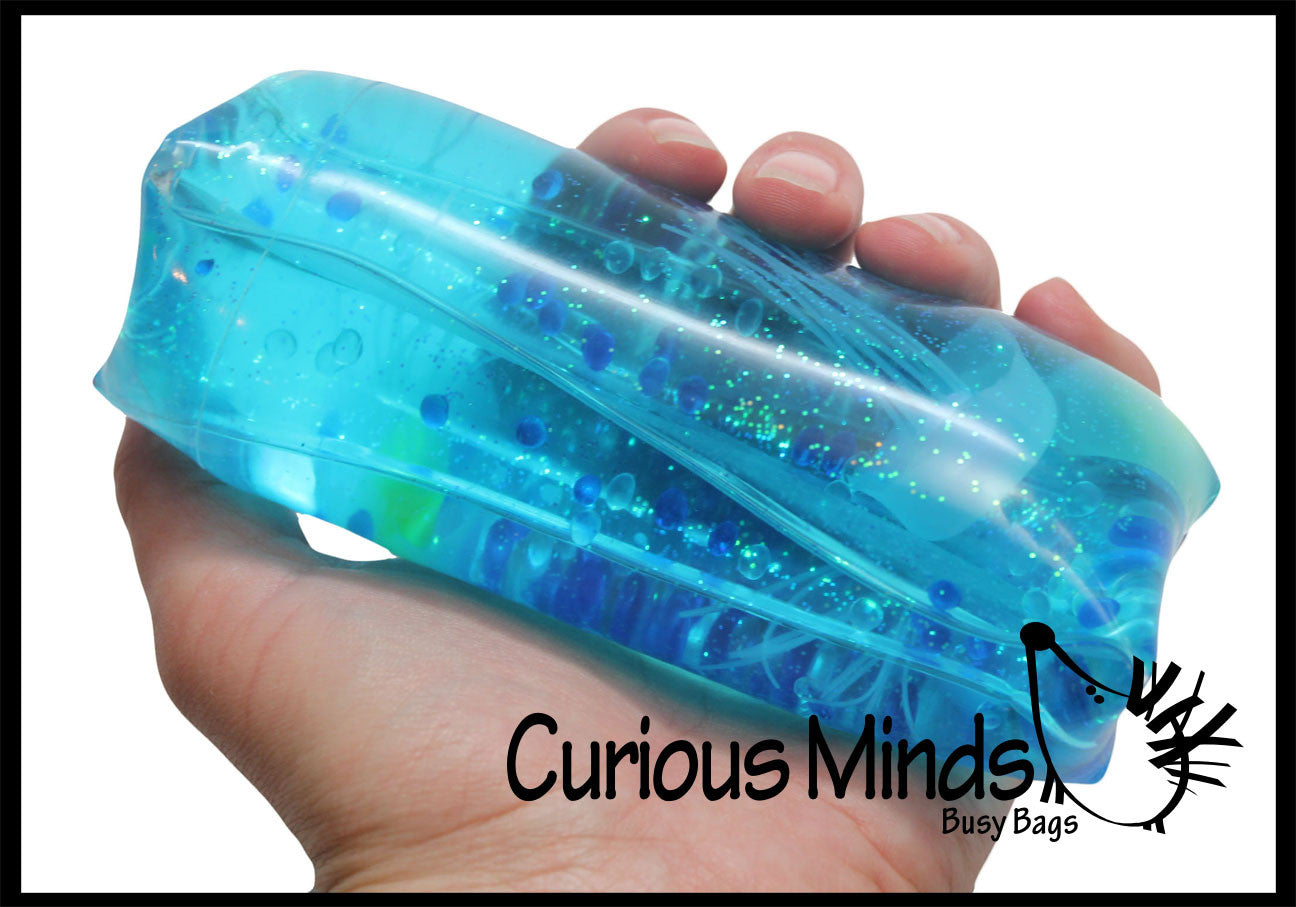 Water Tube Toy Liquid Squishy Toy Sealife Water Wiggle