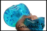 Jumbo Water Filled Tube Jellyfish Snake Stress Toy - Squishy Wiggler Sensory Fidget Ball