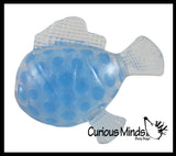 Fish Water Bead Filled Squeeze Stress Ball  -  Sensory, Stress, Fidget Toy