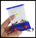 Small Water Games Basketball Hoop Challenge - Push Button to Shoot Hoops and Get Balls in the Net - Hand Held Travel Arcade Game - Party Favors