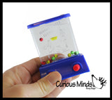 Small Water Games Basketball Hoop Challenge - Push Button to Shoot Hoops and Get Balls in the Net - Hand Held Travel Arcade Game - Party Favors