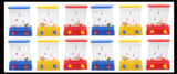 Small Water Games - Push Button to Put Rings on Pegs - Hand Held Travel Arcade Game - Party Favors
