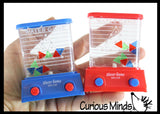 Small Water Games Triangle Challenge - Push Button to Put Triangles in Slot - Hand Held Travel Arcade Game - Party Favors