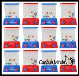 Small Water Games Triangle Challenge - Push Button to Put Triangles in Slot - Hand Held Travel Arcade Game - Party Favors