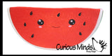 Squishy Slow Rise Watermelon Slice -  Scented Sensory, Stress, Fidget Toy - Fruit
