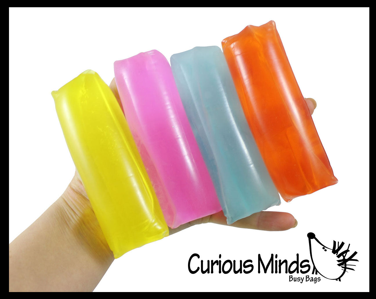 intellektuel middelalderlig Give Neon Water Filled Tube Snake Stress Toy - Squishy Wiggler Sensory Fidg |  Curious Minds Busy Bags