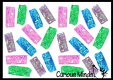 Jumbo Water Trick Snake Filled with Sparkle Streamers - Stress Toy - Slippery Tricky Wiggly Wiggler Tube - Squishy Wiggler Sensory Fidget Ball