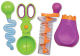 LAST CHANCE - LIMITED STOCK - 4 Piece Water Tong Tool Set - Fine Motor Fun Set - Grab, Scoop, Tweeze and Water Dropping