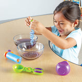LAST CHANCE - LIMITED STOCK - 4 Piece Water Tong Tool Set - Fine Motor Fun Set - Grab, Scoop, Tweeze and Water Dropping