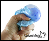 CLEARANCE / SALE - Angler Fish Water Bead Filled Squeeze Stress Ball -  Sensory, Stress, Fidget Toy - Headlight Fish
