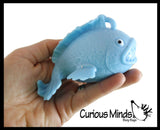 CLEARANCE / SALE - Angler Fish Water Bead Filled Squeeze Stress Ball -  Sensory, Stress, Fidget Toy - Headlight Fish
