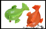 LAST CHANCE - LIMITED STOCK - CLEARANCE / SALE - Angler Fish Water Bead Filled Squeeze Stress Ball -  Sensory, Stress, Fidget Toy - Headlight Fish