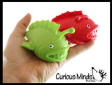 LAST CHANCE - LIMITED STOCK - CLEARANCE / SALE - Angler Fish Water Bead Filled Squeeze Stress Ball -  Sensory, Stress, Fidget Toy - Headlight Fish