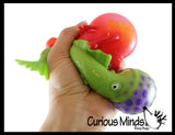 CLEARANCE / SALE - Angler Fish Water Bead Filled Squeeze Stress Ball -  Sensory, Stress, Fidget Toy - Headlight Fish