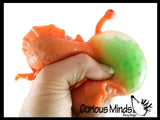 CLEARANCE / SALE - Angler Fish Water Bead Filled Squeeze Stress Ball -  Sensory, Stress, Fidget Toy - Headlight Fish
