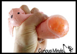 CLEARANCE / SALE - Angler Fish Water Bead Filled Squeeze Stress Ball -  Sensory, Stress, Fidget Toy - Headlight Fish