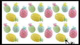 Colored Pineapple Fruit Water Bead Filled Squeeze Stress Ball  -  Sensory, Stress, Fidget Toy Fruit Pine Apple