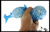 Jumbo Shark Water Gel Water Bead Filled Light Up Squeeze Stress Ball  -  Sensory, Stress, Fidget Toy
