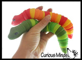 Large Articulated Snake Wiggle Fidget Jointed Moving Creature Toy - Unique