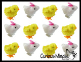 Wind-Up Walking Chicks and Bunnies - Animals that Hops Across the Floor - Easter - Toy Gift - Party Favor