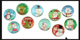Winter Holiday Themed Bouncy Balls - Cold Snow Christmas Bouncing Ball Party Favor Novelty Toy
