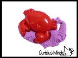 Wonder Sand Pouch with 2 Mini Sand Molds - Stretchy  Soft Moving Sand-Like  putty/dough/slime