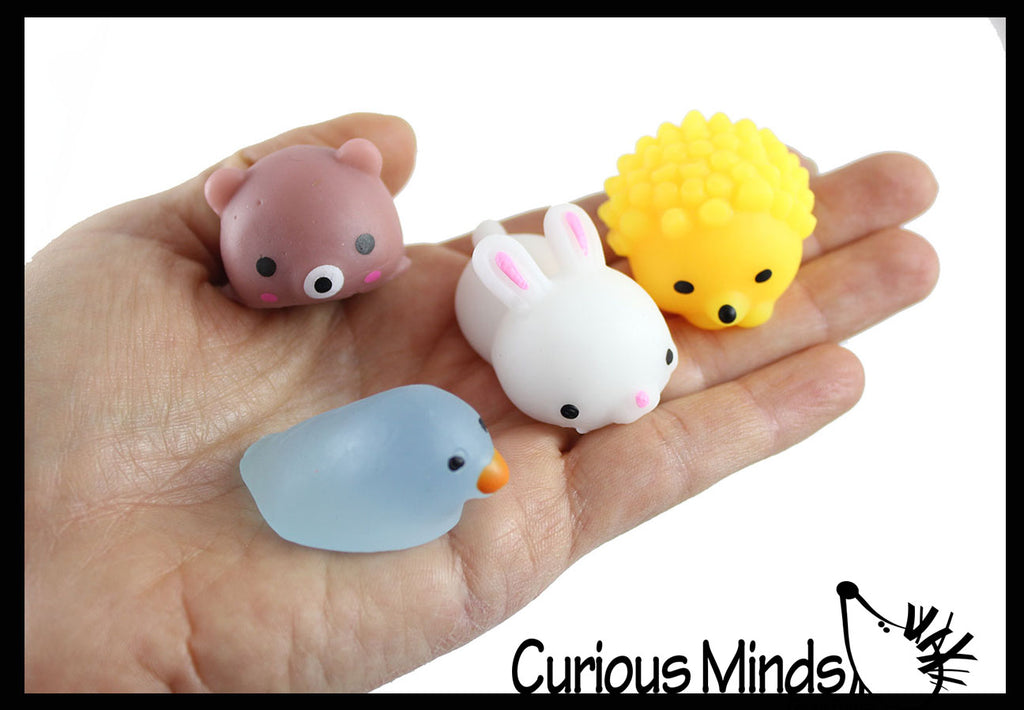 Woodland Animal Mochi Squishy  - Adorable Cute Kawaii - Individually Wrapped Toys - Sensory, Stress, Fidget Party Favor Toy