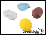 Woodland Animal Mochi Squishy  - Adorable Cute Kawaii - Individually Wrapped Toys - Sensory, Stress, Fidget Party Favor Toy