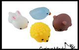 LAST CHANCE - LIMITED STOCK - SALE  - 24 Mochi Animals - Woodland & Wild Safari Animal Mochi Squishy  - Adorable Cute Kawaii - Individually Wrapped Toys - Sensory, Stress, Fidget Party Favor Toy