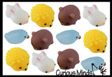 LAST CHANCE - LIMITED STOCK - SALE  - 24 Mochi Animals - Woodland & Wild Safari Animal Mochi Squishy  - Adorable Cute Kawaii - Individually Wrapped Toys - Sensory, Stress, Fidget Party Favor Toy