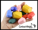LAST CHANCE - LIMITED STOCK - Natural Wooden Blocks - Balancing Stacking Building Toy - Learning activity