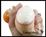 Pimple Face Squishy Stress Ball - Zit Popping Fun Fidget - Gross Pus Nerd Acne Face with White Heads - Blob Webby Mesh Ball - Squishy Fidget Ball