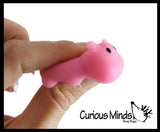 Cute Zoo Animal Mochi Squishy Animals - Kawaii -  Cute Individually Wrapped Toys - Sensory, Stress, Fidget Party Favor Toy