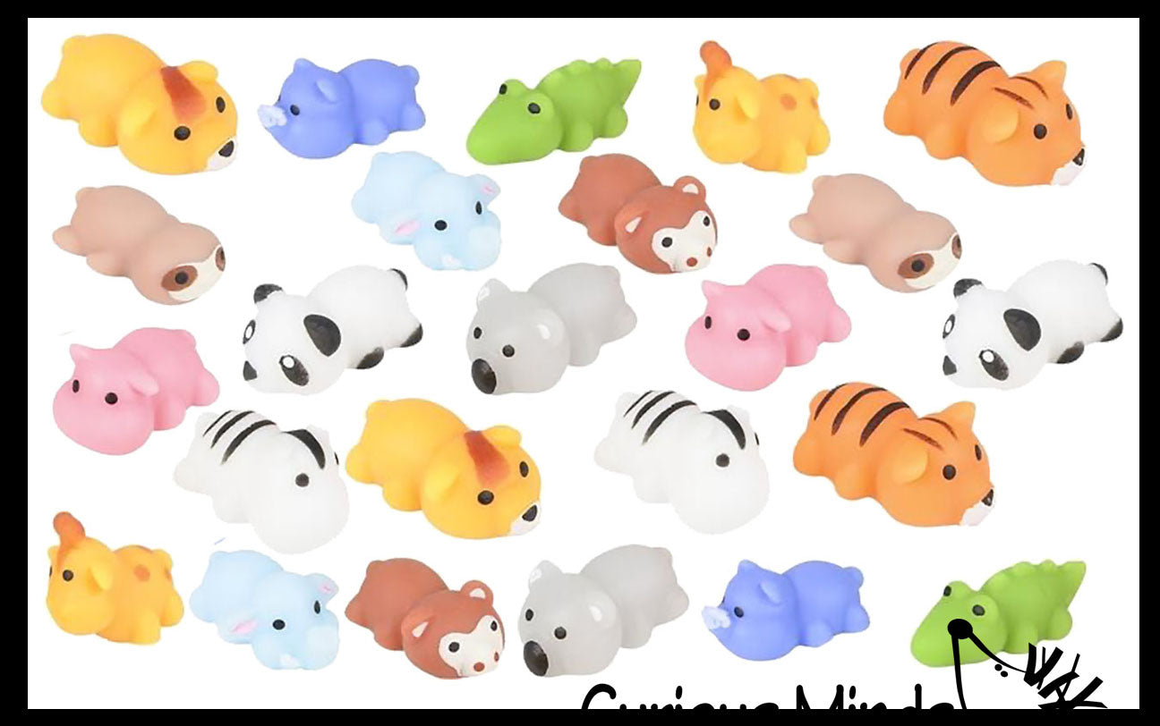 Cute Zoo Animal Mochi Squishy Animals - Kawaii - Cute