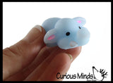 Cute Zoo Animal Mochi Squishy Animals - Kawaii -  Cute Individually Wrapped Toys - Sensory, Stress, Fidget Party Favor Toy